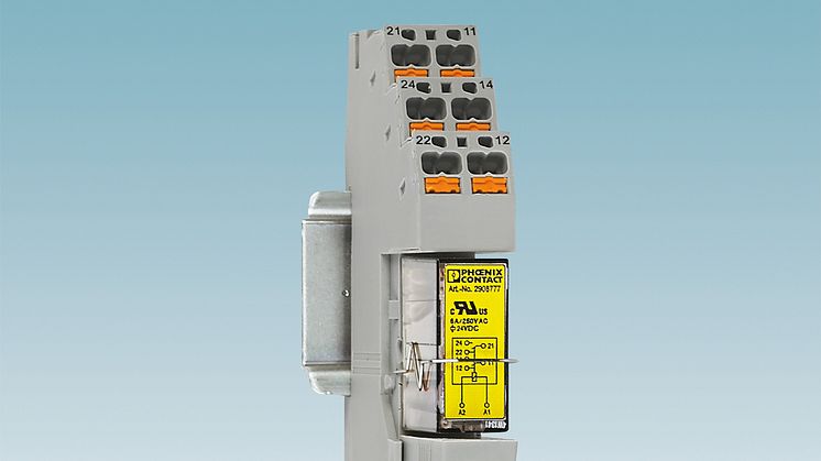 Force-guided coupling relay module