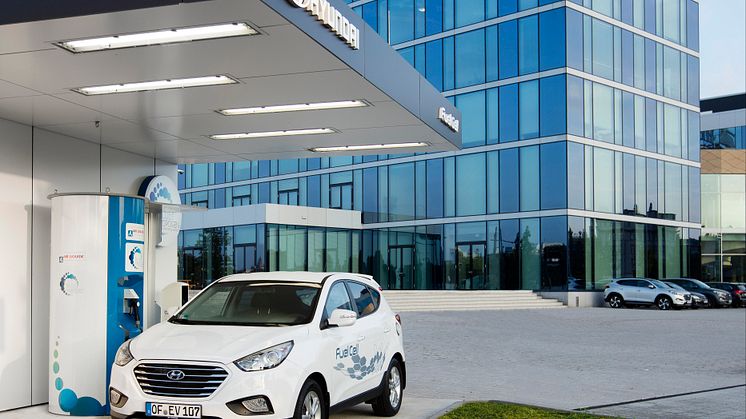 Hyundais nye hydrogenstasjon