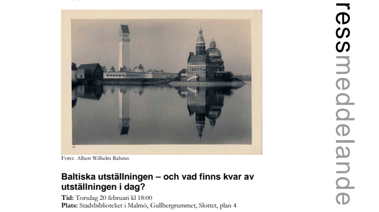 Stadsbiblioteket i Malmö: Baltiska utställningen – och vad finns kvar av utställningen i dag?