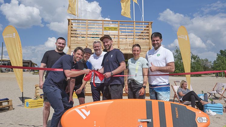 Eröffnung der neuen SUP-Station am Nordstrand Cospudener See - Foto: Rico Thumser / foto-leipzig.de