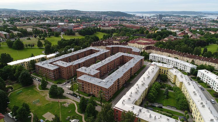 Kvartalsgårder på Nordre Åsen, Torshov.