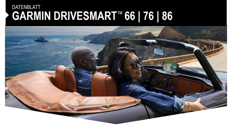 Datenblatt Garmin DriveSmart 66 / 76 / 86