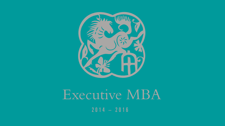 Executive MBA brochure 2014-2016