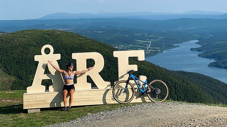 Premiär för sommarsäsongen i Åre, Maria Pietilä Holmner. Foto: Hans Olsson