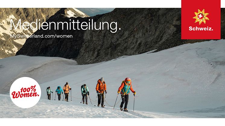 Frauenseilschaft beim Aufstieg auf das Breithorn ©Schweiz Tourismus