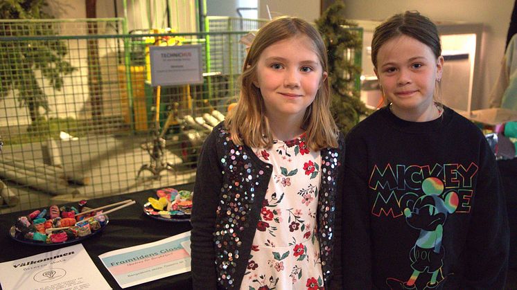 Agnes Westin och Astrid Fernström-Väst, Bergsåker skola Österro