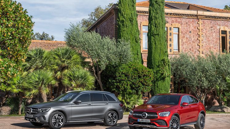 Svensk säljstart för Mercedes GLC som laddhybrid med diesel.