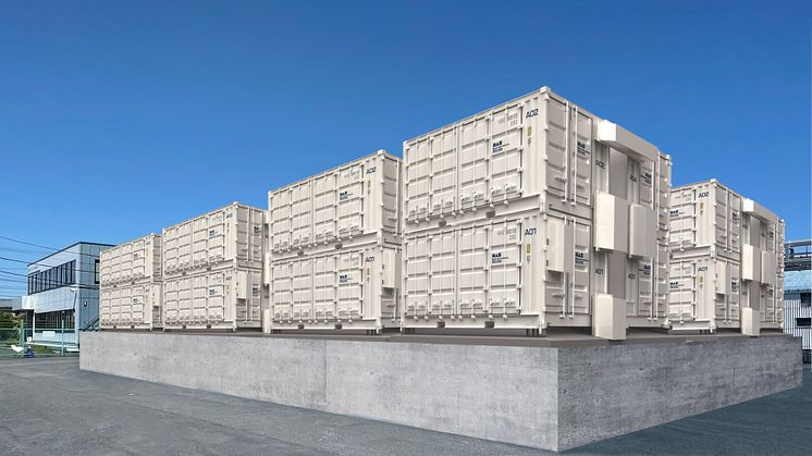 NGK_image of NAS batteries to be installed at energy storage station
