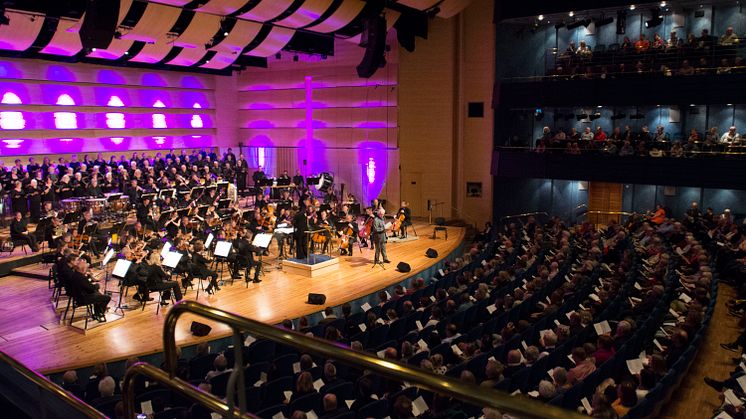 Finalkonserten av European Choir Games hålls i De Geerhallen.