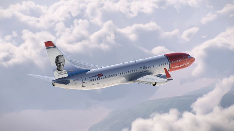 Billeder af det nye Norwegian-fly er vedhæftet denne pressemeddelelse.
