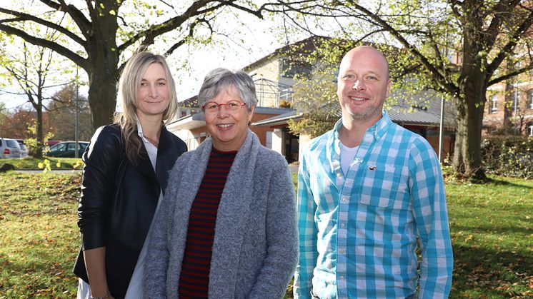 Übergabe der Leitungsverantwortung für die Friedrich-Trost-Schule (von links): Theresa Hepp, Elisabeth Schindelmann und Sascha Gömpel. 