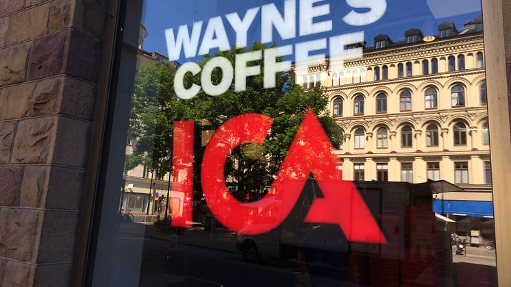 Wayne's Coffee och ICA i nytt kafésamarbete på Kungsholmen