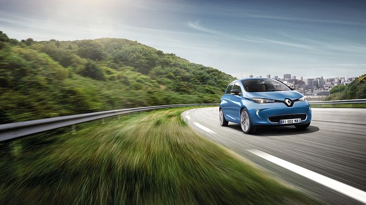 Renault ZOE med förlängd räckvidd - 400 km (NEDC)