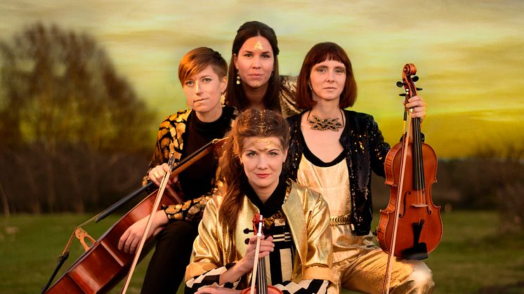 Vindla String Quartet firar 10 år på Palladium Malmö. Foto: Jens Bergström
