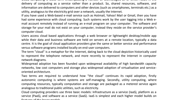 What is Cloud Computing; How does Cloud Computing Work?