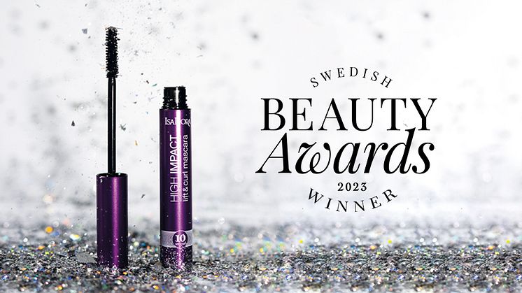 IsaDora vinner kategorin “Mascara of the year” på Swedish Beauty Awards