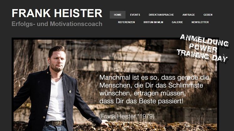 Frank Heister - Network- und Erfolgscoach