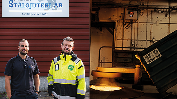 Metallindustrin har allt högre krav som behöver mötas av återvinningsbranschen. Det lokala samarbetet är en vinnare. Foto: Erik Modin