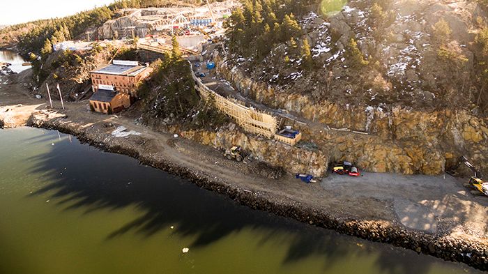 Med panoramautsikt över Stockholms inlopp - Telegrafberget i Nacka. (Foto: Fredrik Lindgårdh)