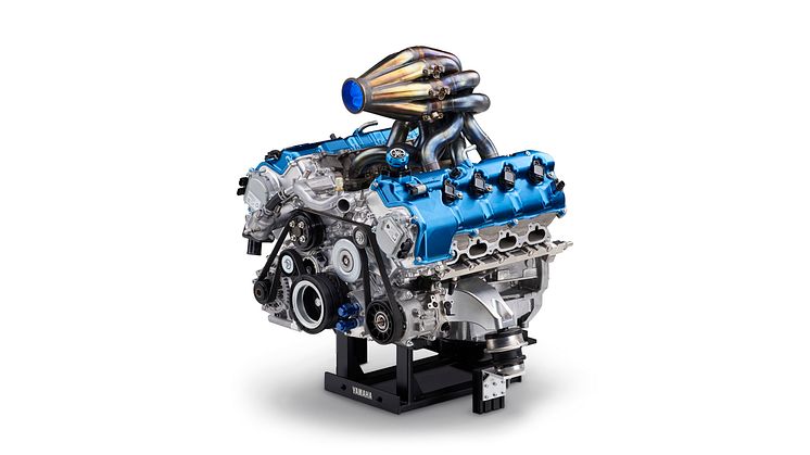 90度V型5.0リッターDOHC 32バルブの高性能エンジンを水素化