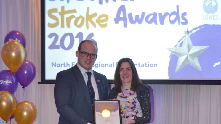 ​Sunderland mother and stroke survivor receives regional recognition