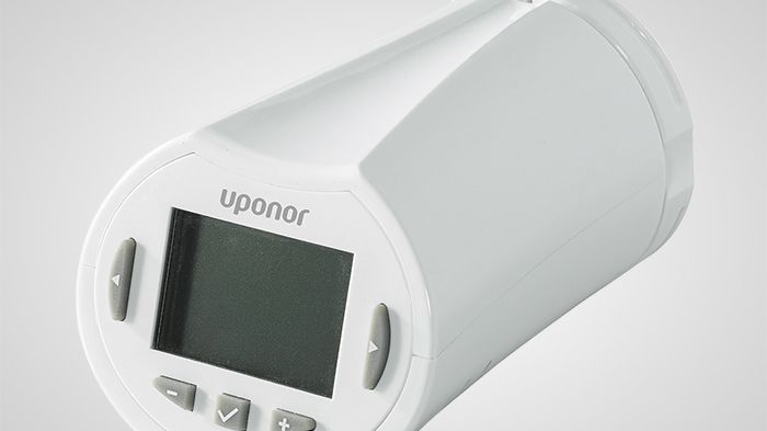 Uponor Smatrix Wave Radiatortermostat T-162 för trådlös styrning av vattenburna radiatorer