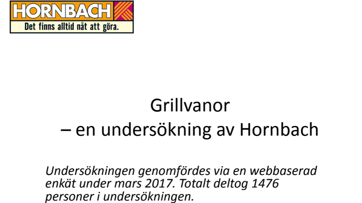 Grillundersökning Hornbach, diagram