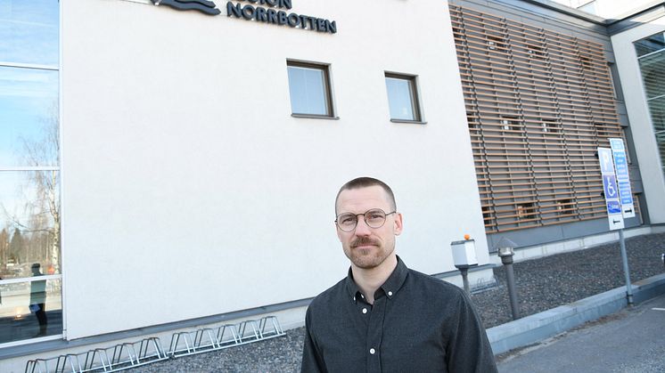 Albin Dahlin Almewall, forskare omvårdnad vid Luleå tekniska universitet