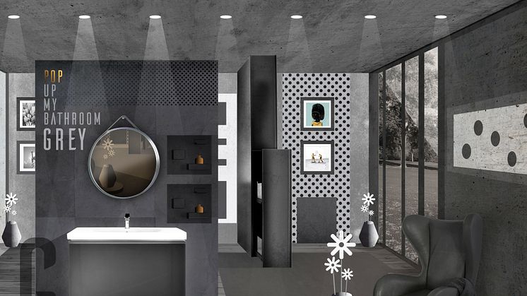 A modern bathroom with a long-life design: grey is a colour too! 