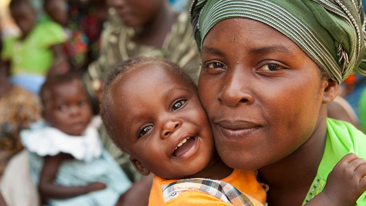 Beatrice Mondo från Uganda med sin dotter Tracey