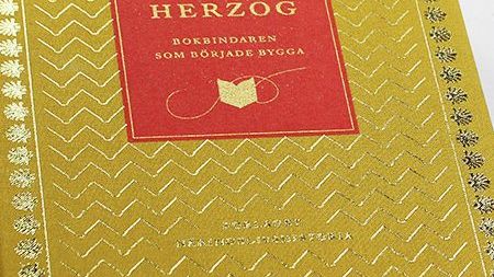 Per Dahl presenterar sin bok om Peder Herzog