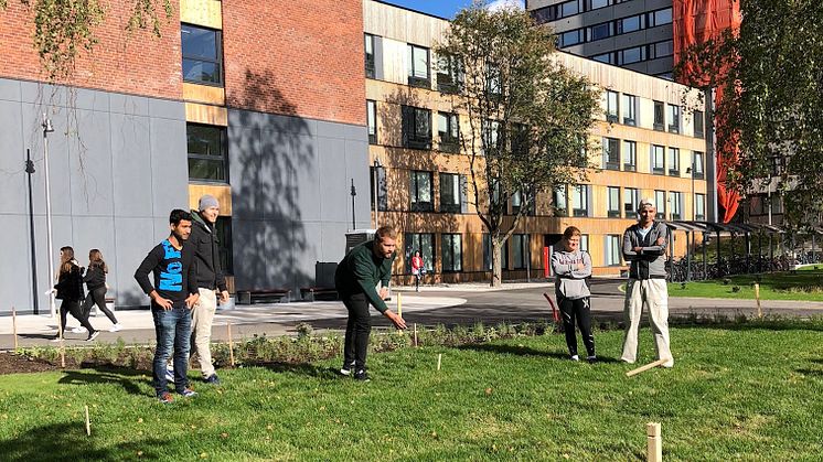 Åpning av helt nye, grønne og sosiale uteområder på Kringsjå Studentby
