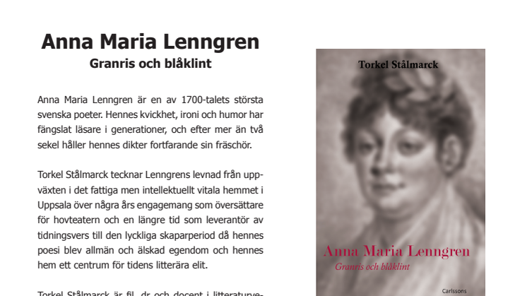 Ny bok: Anna Maria Lenngren