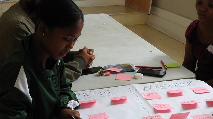 A photo from one of Marías participatory workshops during here fieldwork.