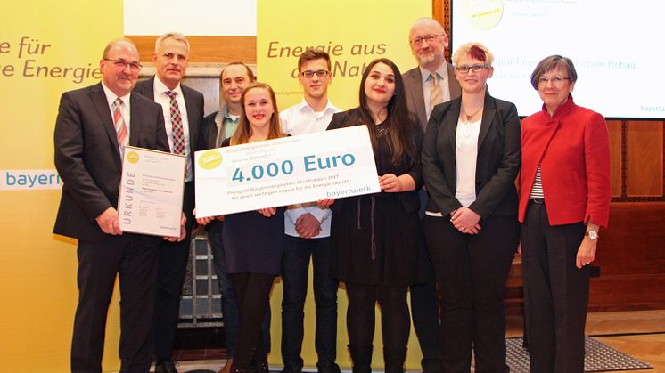 Bürgerenergiepreis Oberfranken_Realschule Rehau
