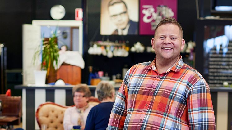 Joakim Ragnar, butikschef Erikshjälpen Second Hand i Linköping