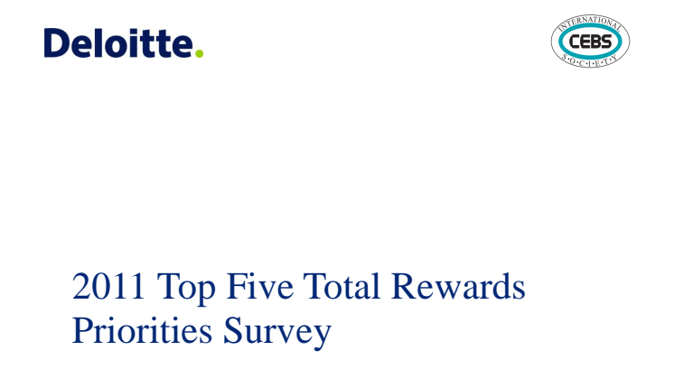 Top Five Total Rewards Survey 2011