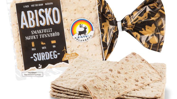 Abisko - Smakfullt mjukt tunnbröd bakat på surdeg