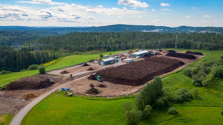 Her havner hageavfallet - Oslo kommunes komposteringsanlegg på Sørlimosen