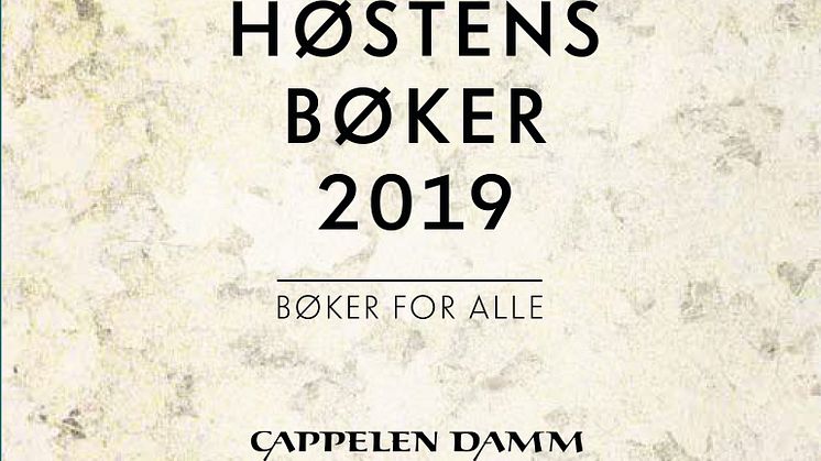 Høstens bøker fra Cappelen Damm 