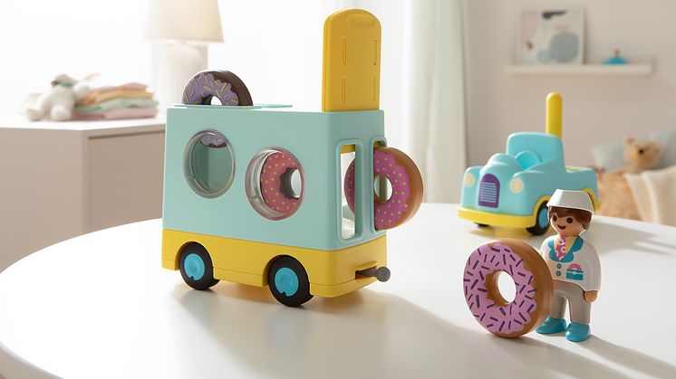 Verrückter Donut-Truck mit Stapel- und Sortierfunktion von PLAYMOBIL 1.2.3
