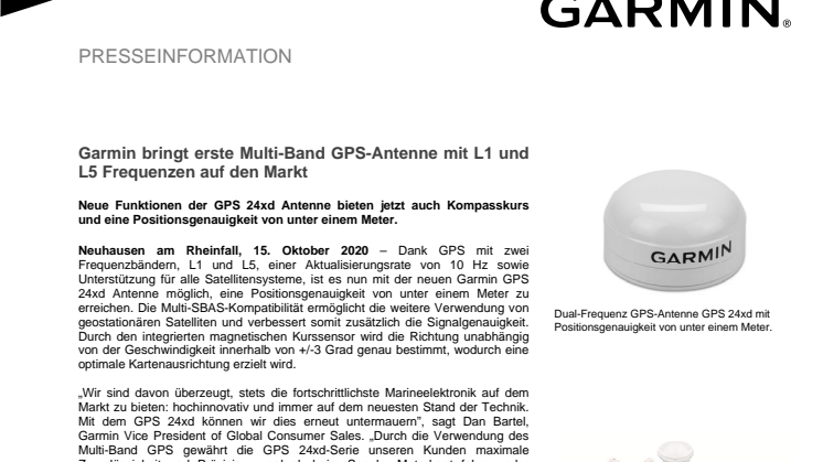 PM Garmin GPS 24xd