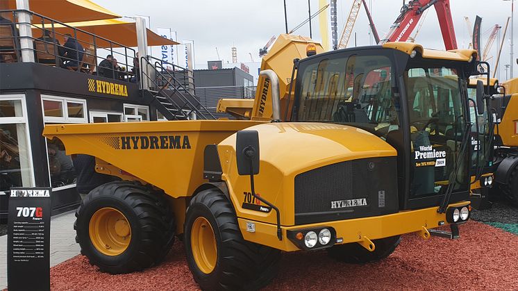 Hydrema kommer att visa upp sin nya smådumper 707G på Ring Knutstorp.