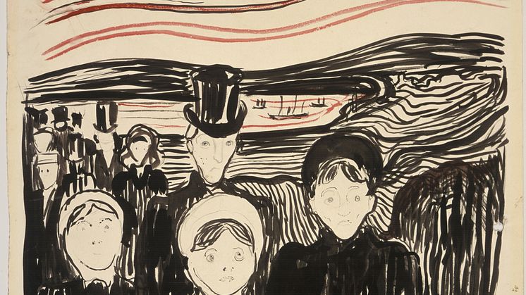 Angst, Edvard Munch, 1896, Munchmuseet1