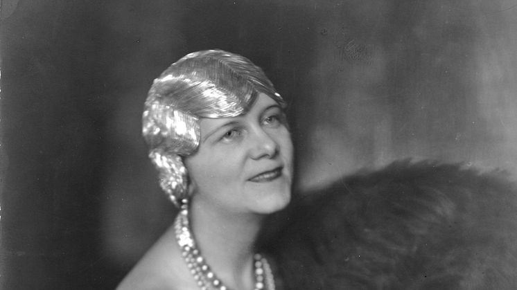 Nell Walden inför Reiman-Ball konstnärsmaskerad 1927