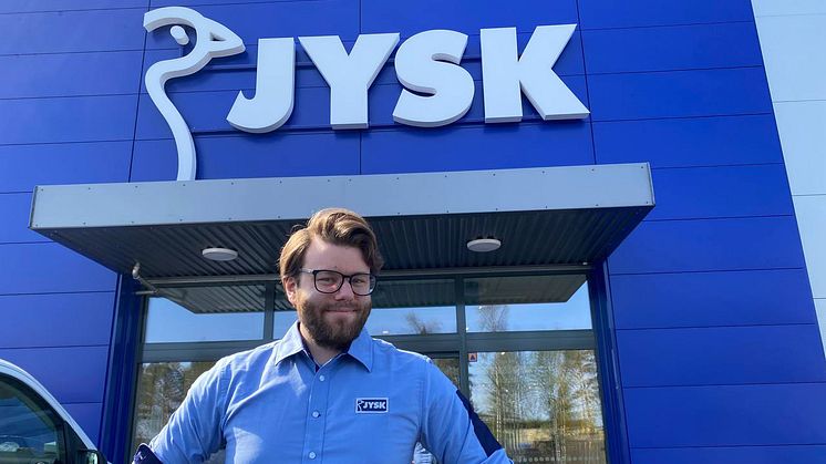 Öppningen av den nya JYSK-butiken firas den 23 maj