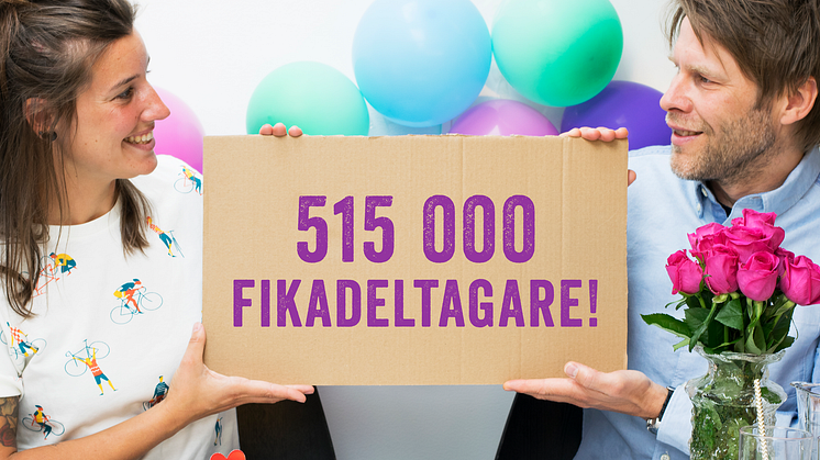 Sverige lyckades samla över 515 000 fikadeltagare i World Fairtrade Challenge 2017.