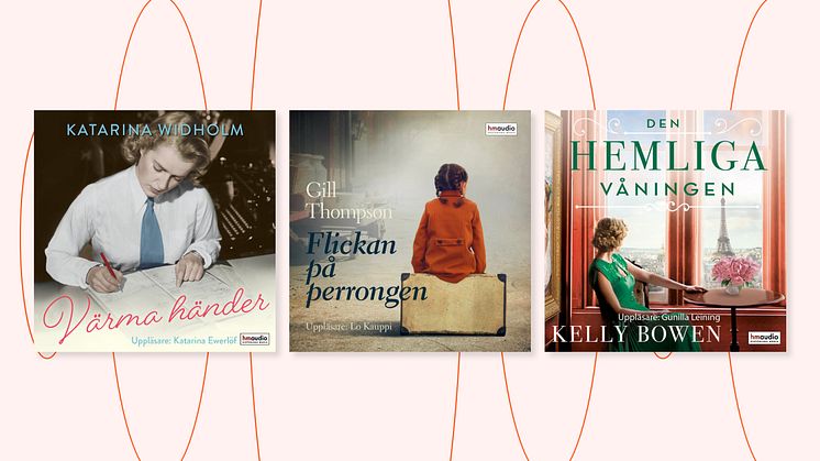 Tre historiska romaner nominerade i Storytel Awards