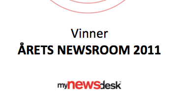 Vinnere av årets newsroom 2011