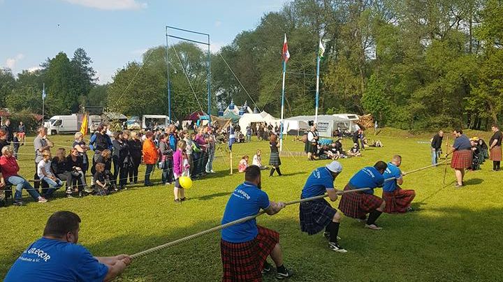 18. Highland Games in Prießnitz: Kinderhospiz Bärenherz wird zum 4. Mal mit einer Spende bedacht
